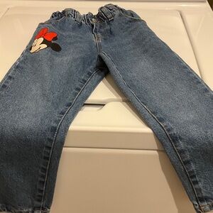 Zara Blue Minnie Mouse Jeans